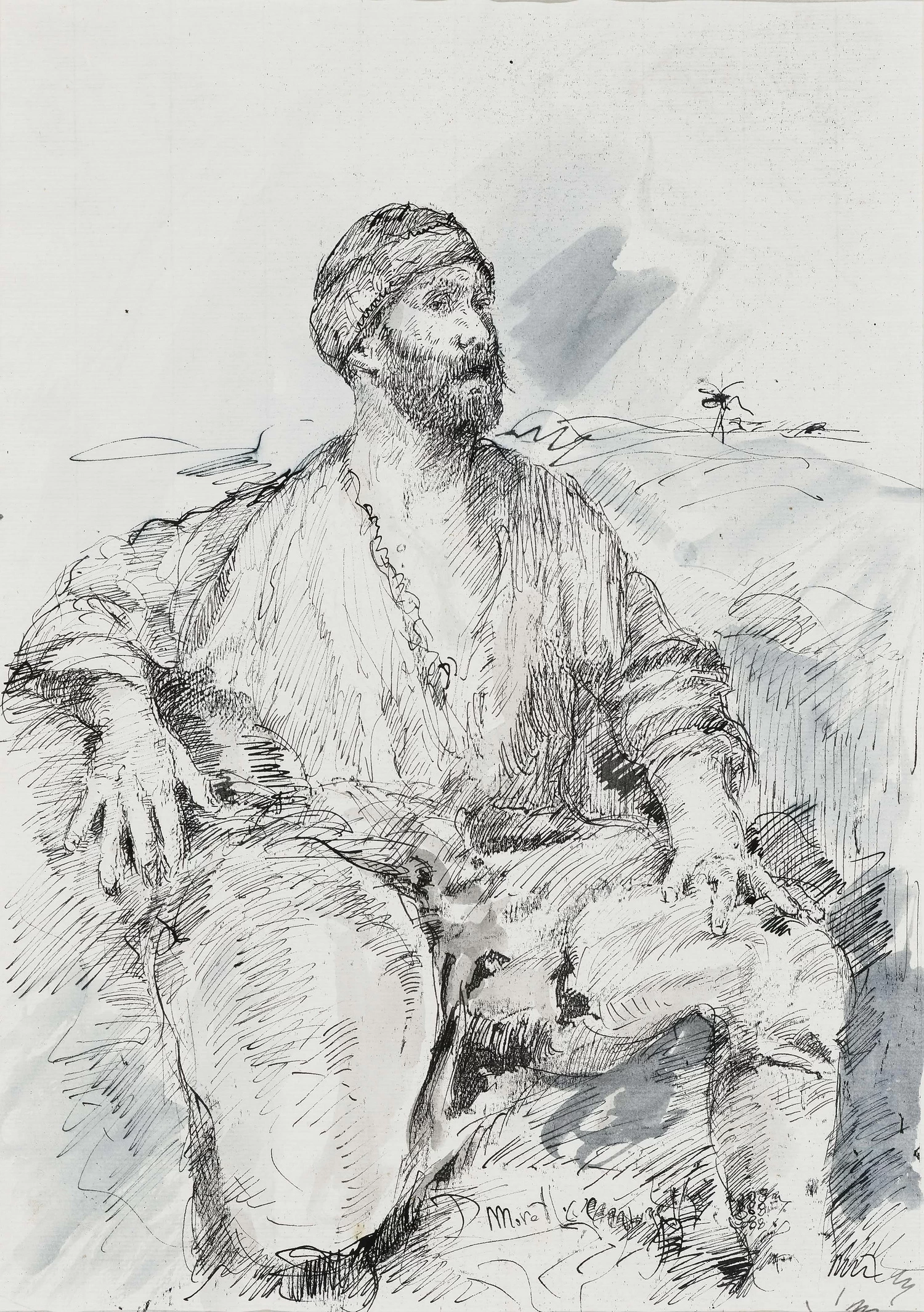 Orientale seduto
